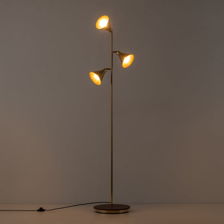 Cone Floor Lamp - Brass houseof 2