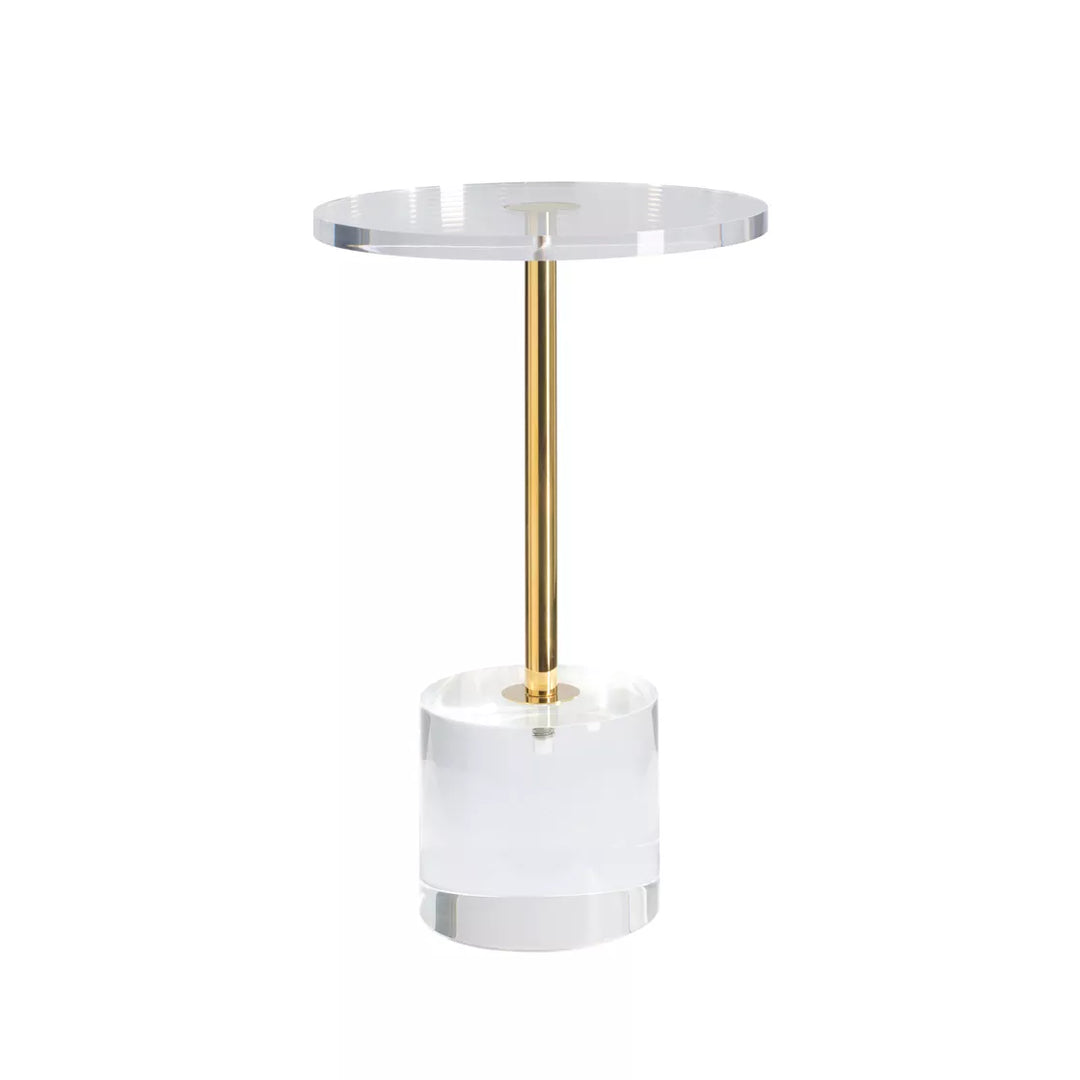 Amari Clear Side Table