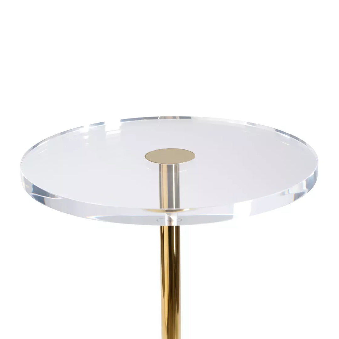 Amari Clear Side Table