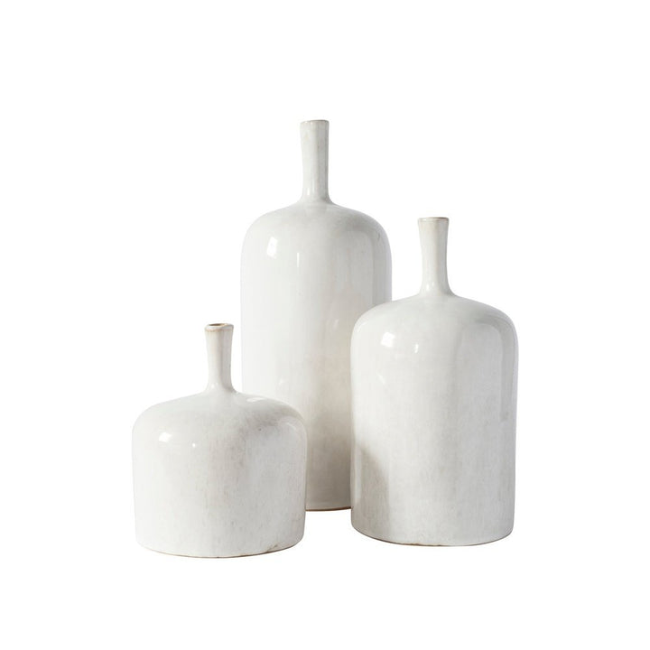 GalleryDirect Vormark Set of 3 Ornamental Vases - Natural