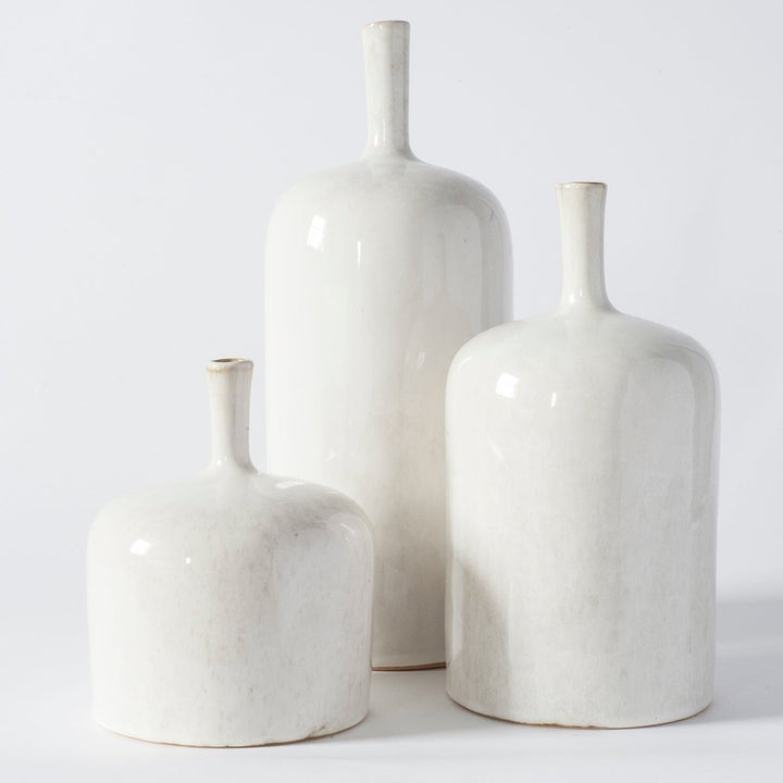 GalleryDirect Vormark Set of 3 Ornamental Vases - Natural