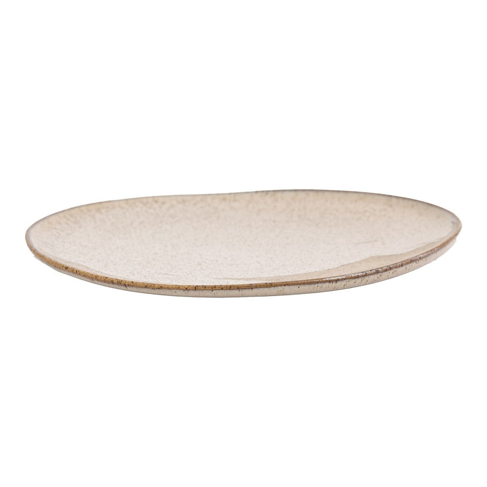 Speckle Glaze Dinner Plates - Oatmeal Pack of 4 GalleryDirect 4