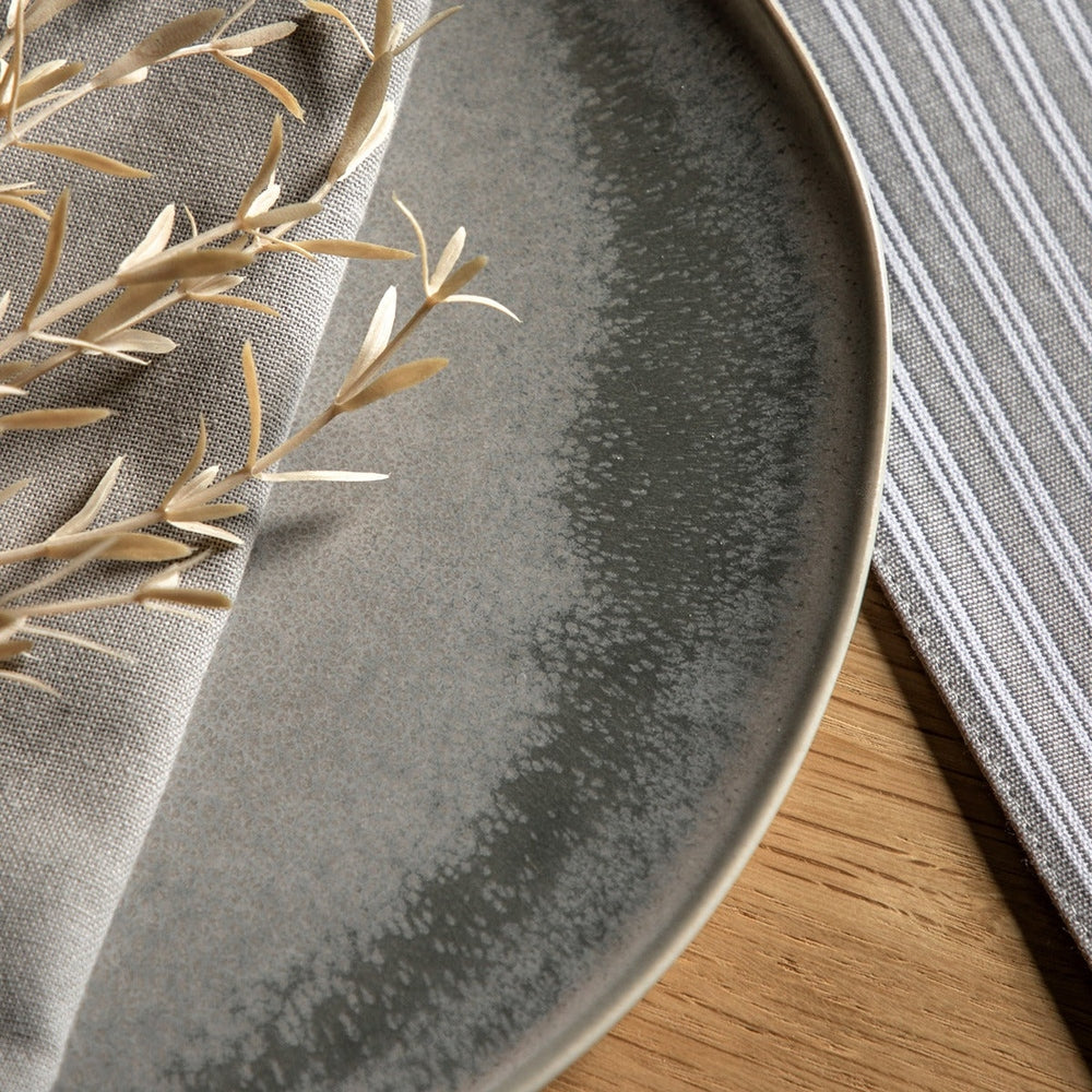 Pebble Glaze Side Plates - Dove Grey Pack of 4 GalleryDirect 3