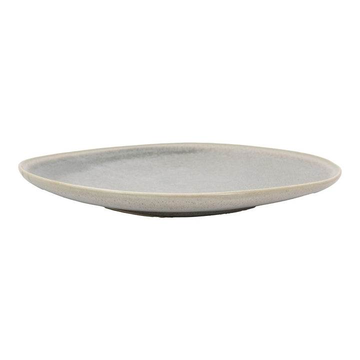 Pebble Glaze Dinner Plates - Dove Grey Pack of 4 GalleryDirect 1