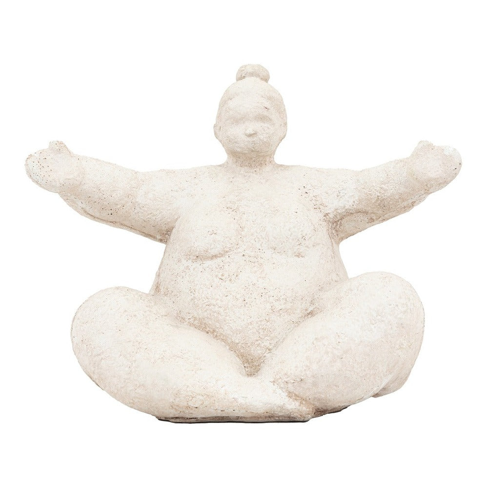 Cement Lady Decoration - 25cm GalleryDirect 1