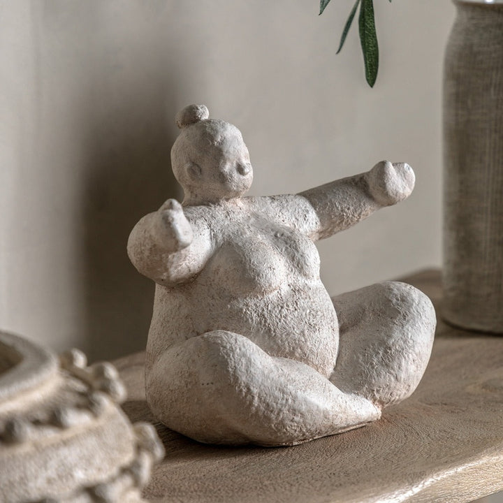 Cement Lady Decoration - 25cm GalleryDirect 2