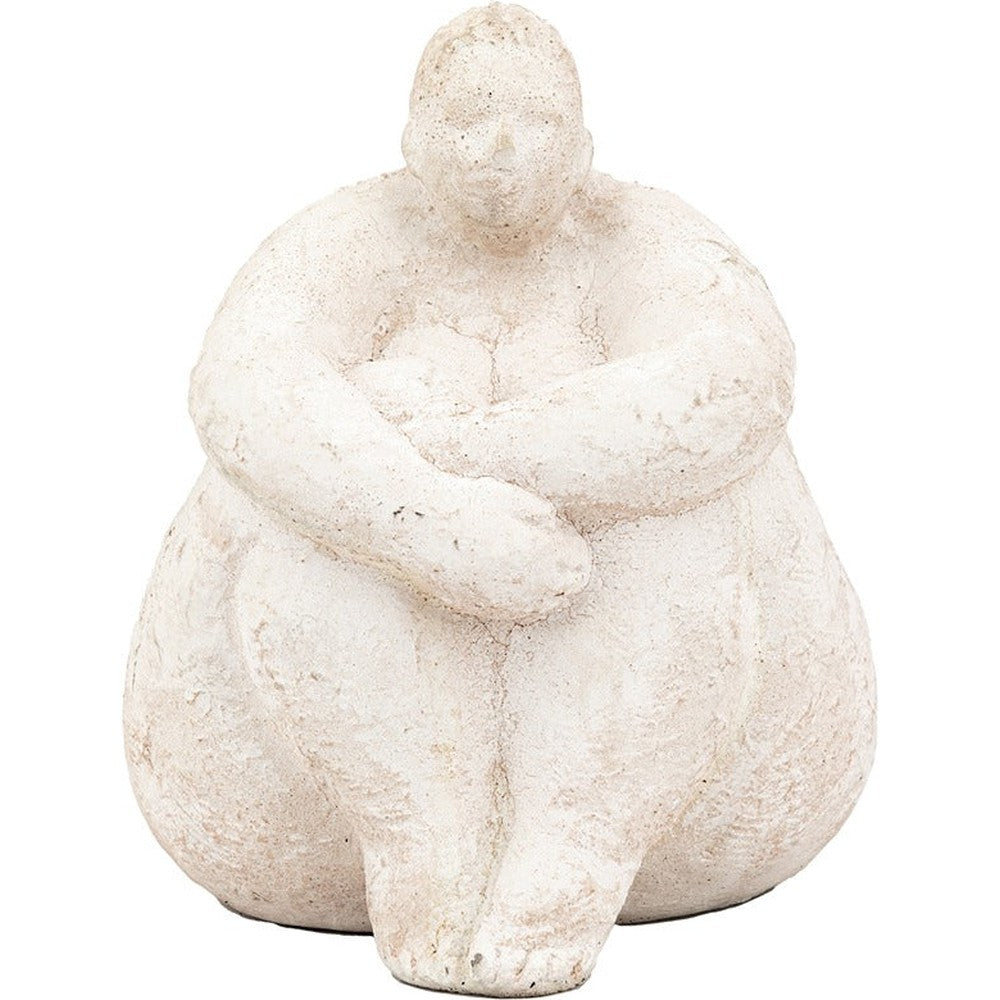 Cement Lady Decoration - 17cm GalleryDirect 1