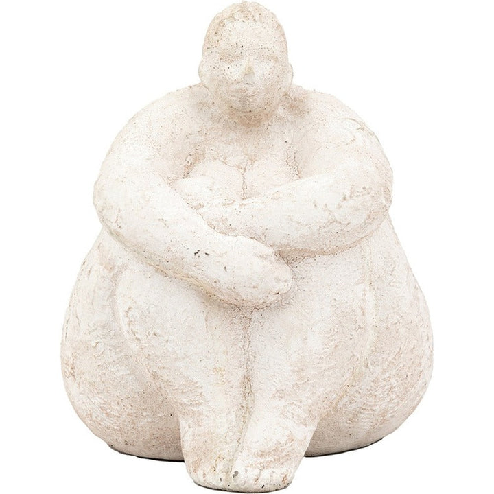 Cement Lady Decoration - 17cm GalleryDirect 1