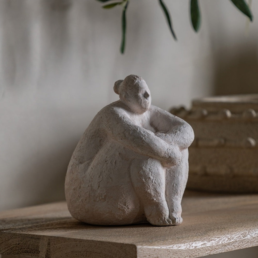 Cement Lady Decoration - 17cm GalleryDirect 2