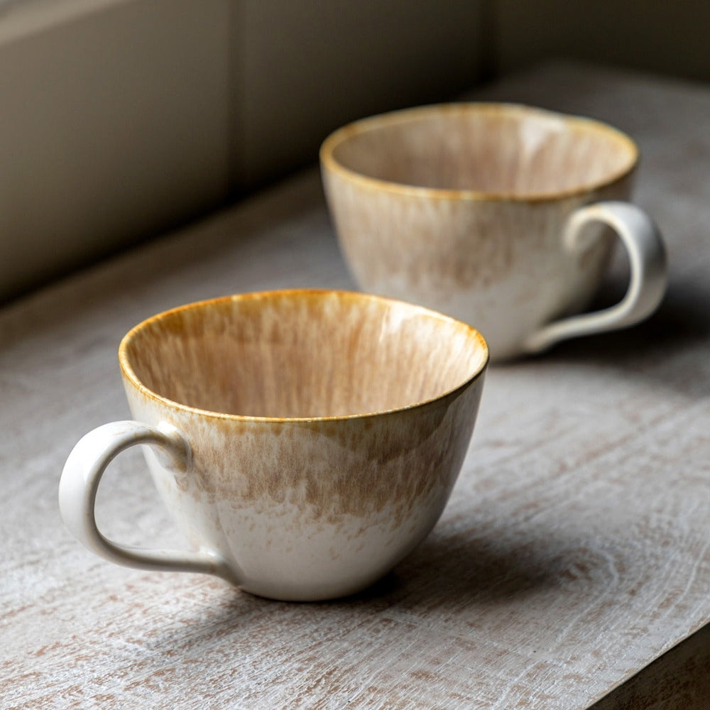 Reactive Organic Mugs - Camel Pack of 4 GalleryDirect 2