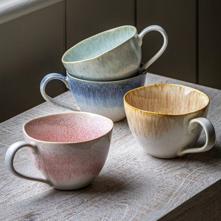 Reactive Organic Mugs - Camel Pack of 4 GalleryDirect 4