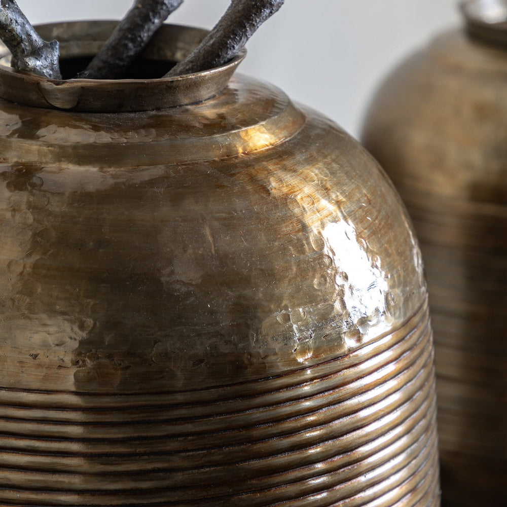 Kasai Metal Vase - 50cm GalleryDirect 4