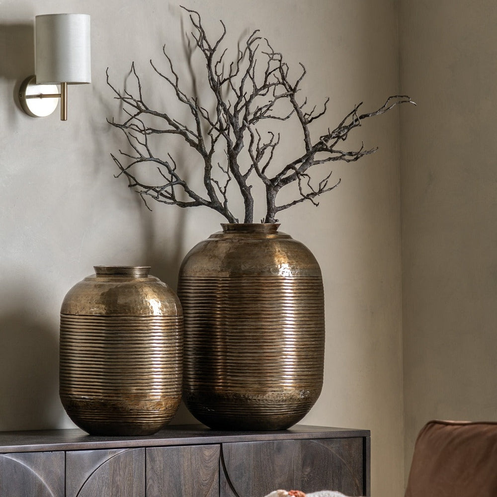 Kasai Metal Vase - 50cm GalleryDirect 5