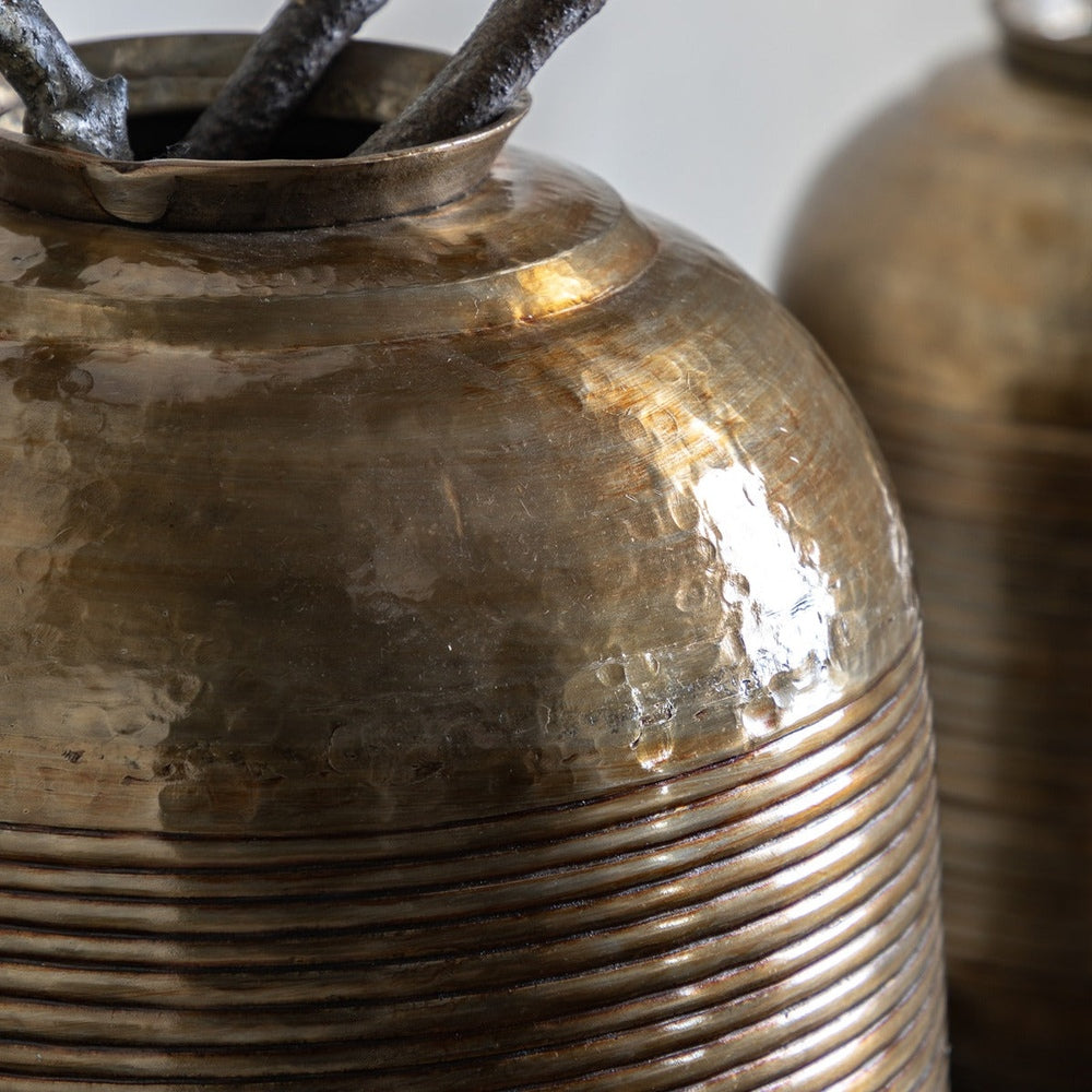 Kasai Metal Vase - 40cm GalleryDirect 4