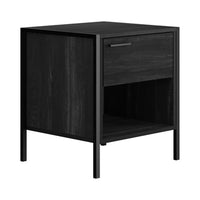 O&Co Lochan Bedside Cabinet in Black