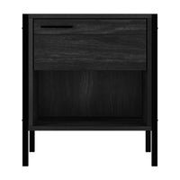 O&Co Lochan Bedside Cabinet in Black