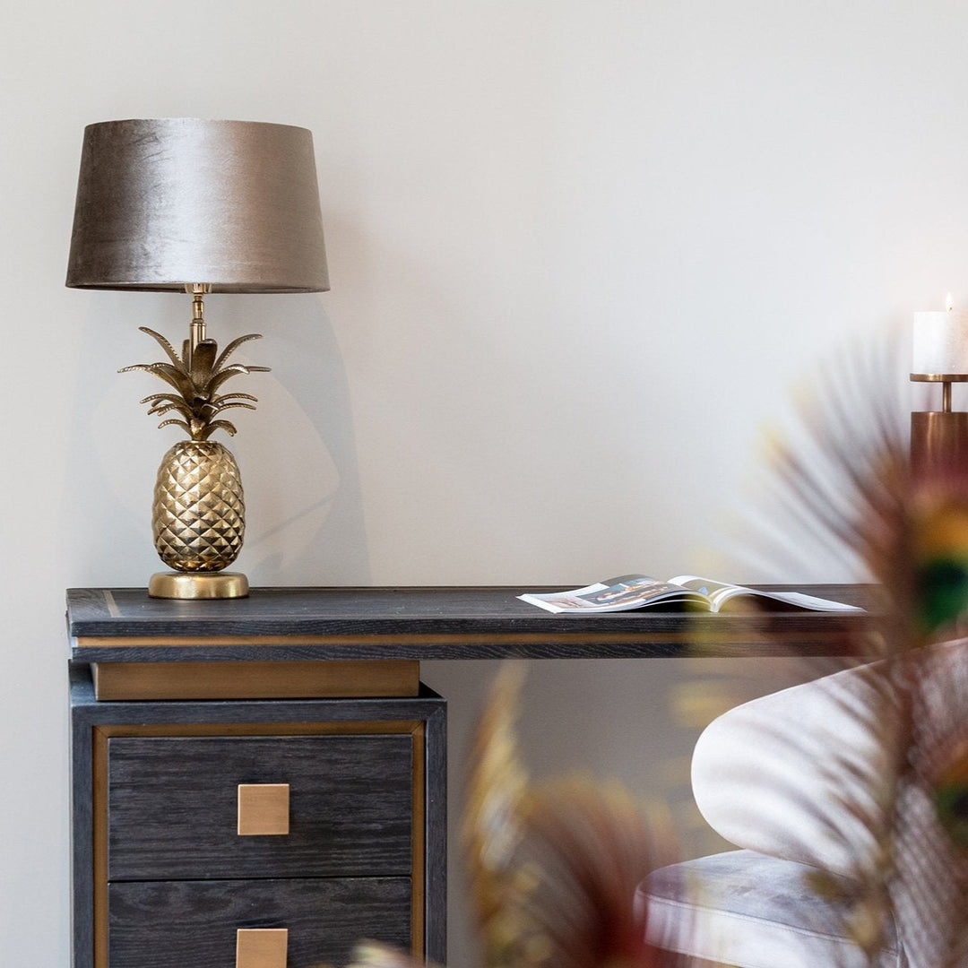 Hunter 3 Drawer Desk - Black Richmond 4