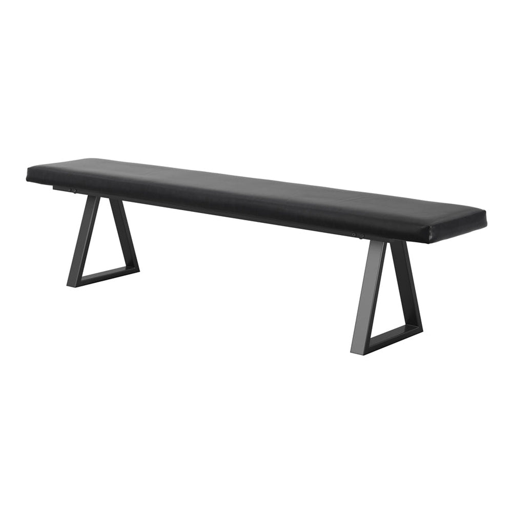 O&Co Delphi Dining Bench in Sleek Black