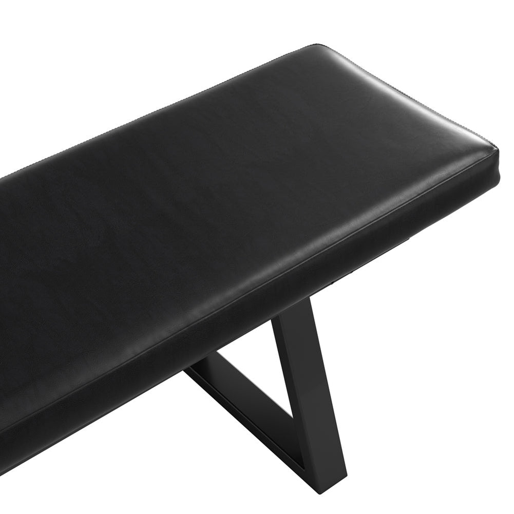 O&Co Delphi Dining Bench in Sleek Black