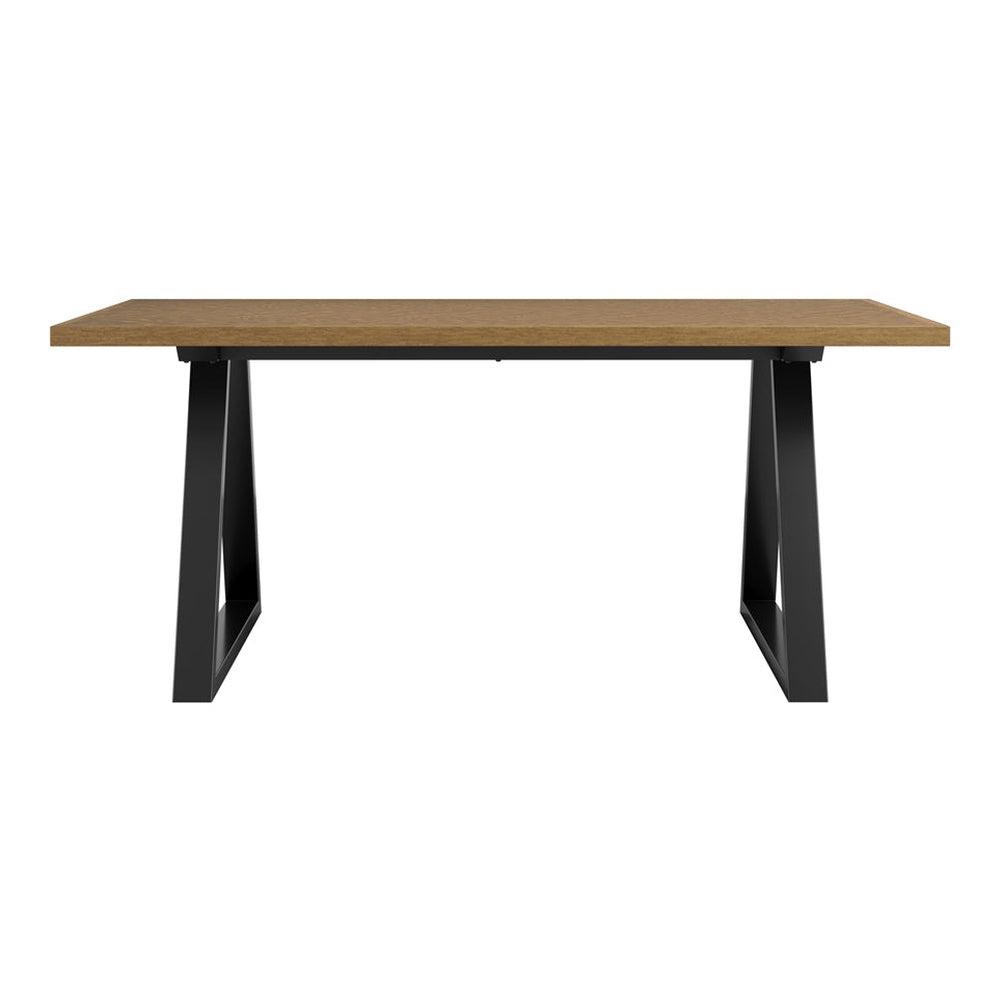 O&Co Delphi Dining Table in Whiskey & Black