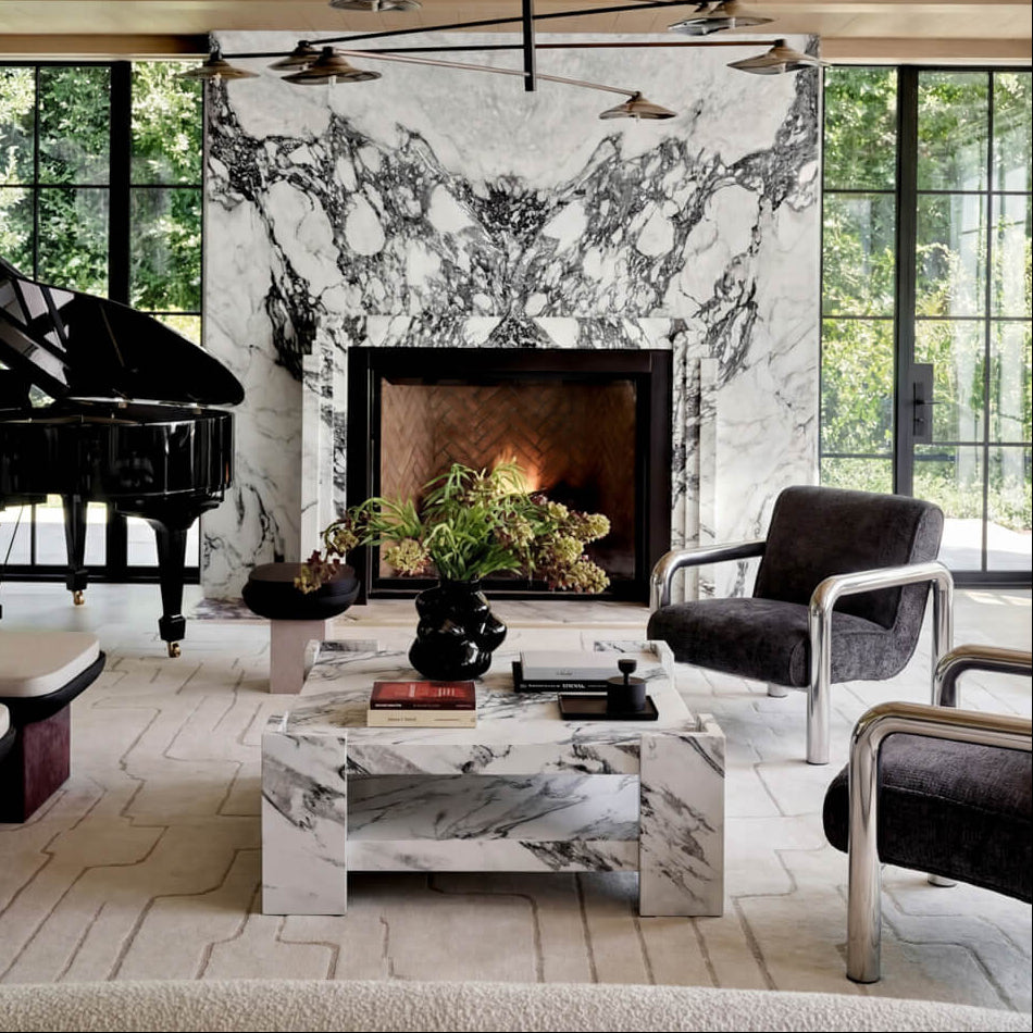 Harris Silver Accent Chair - Black
