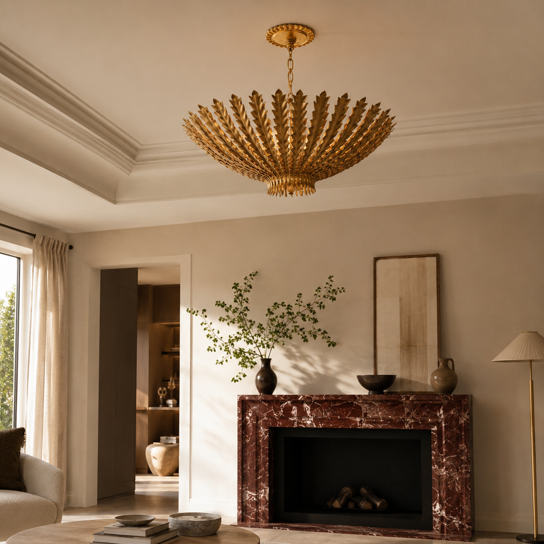 Hampton Medium Chandelier - Gild