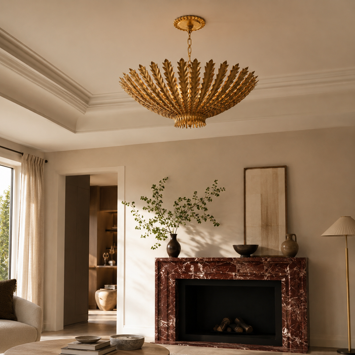 Hampton Medium Chandelier - Gild
