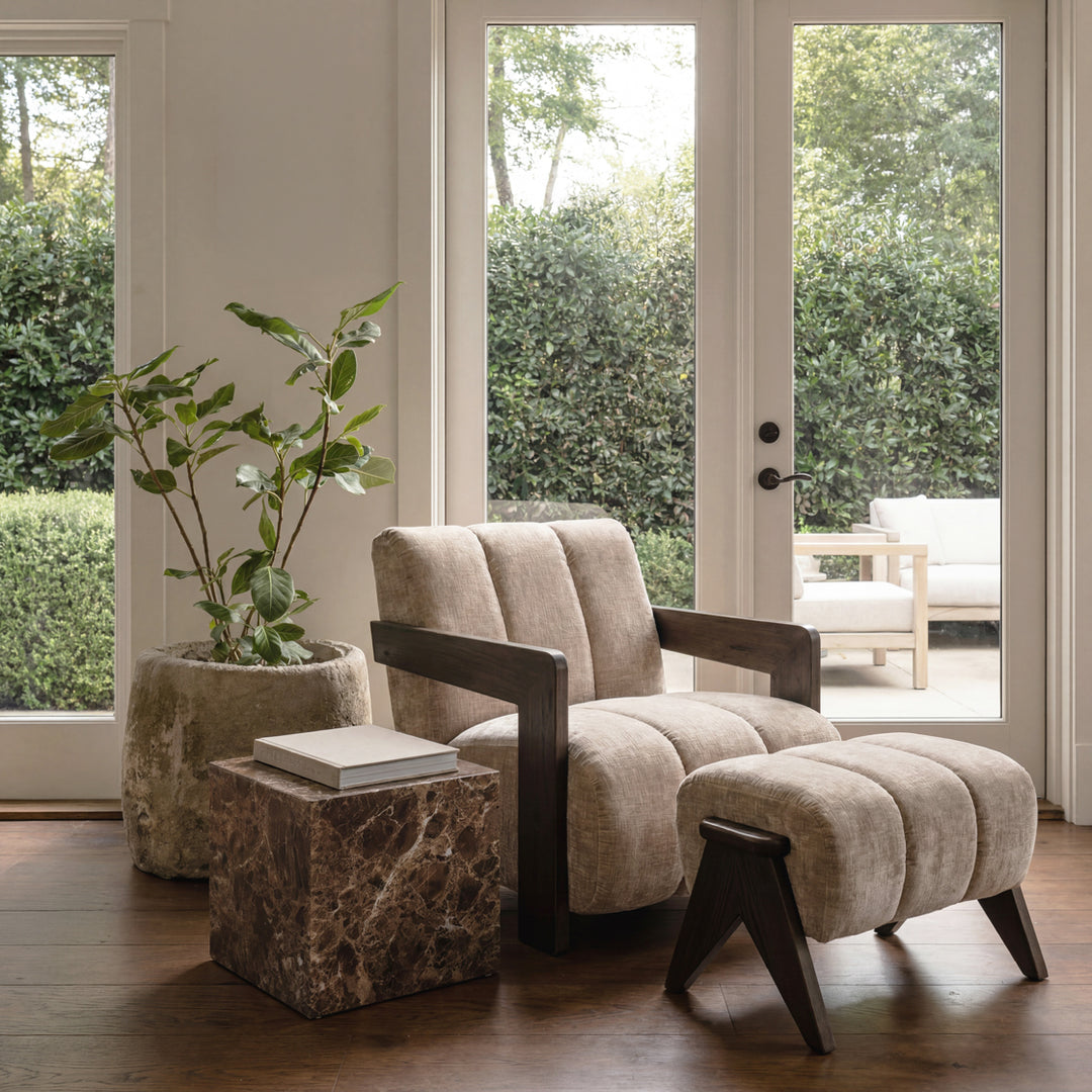 Hunter Foot Stool - Porcelain