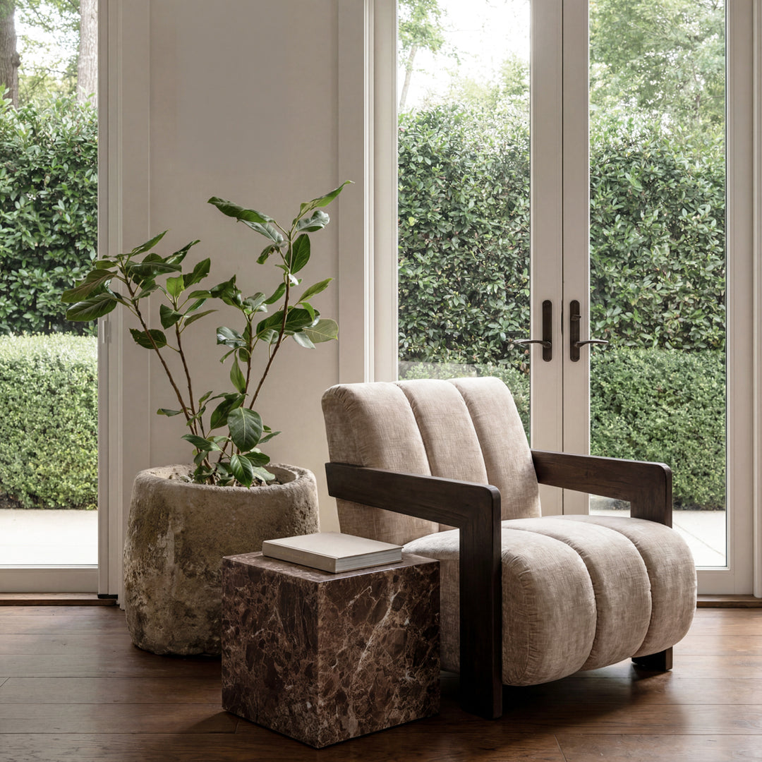 Hunter Accent Chair - Porcelain