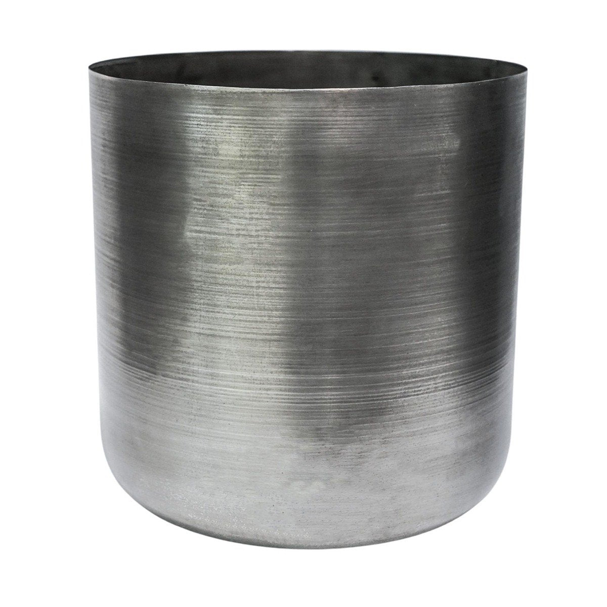 Ivyline Indoor Chelsea Pewter Planter