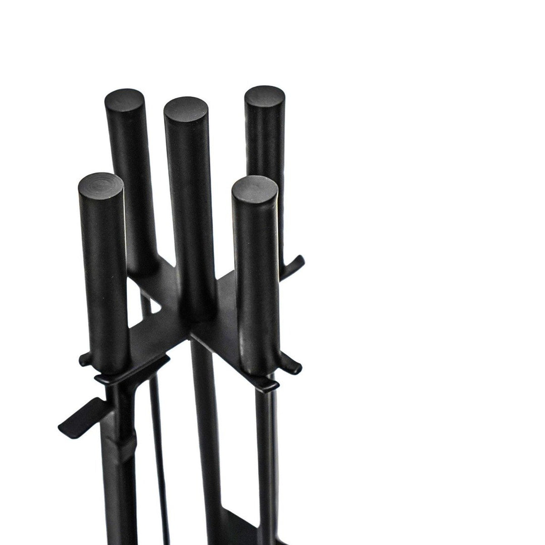 Iron Round Fireside Set Ivyline 5