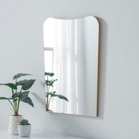 Olivia's Irregular Wall Mirror in Gold - 79x56cm