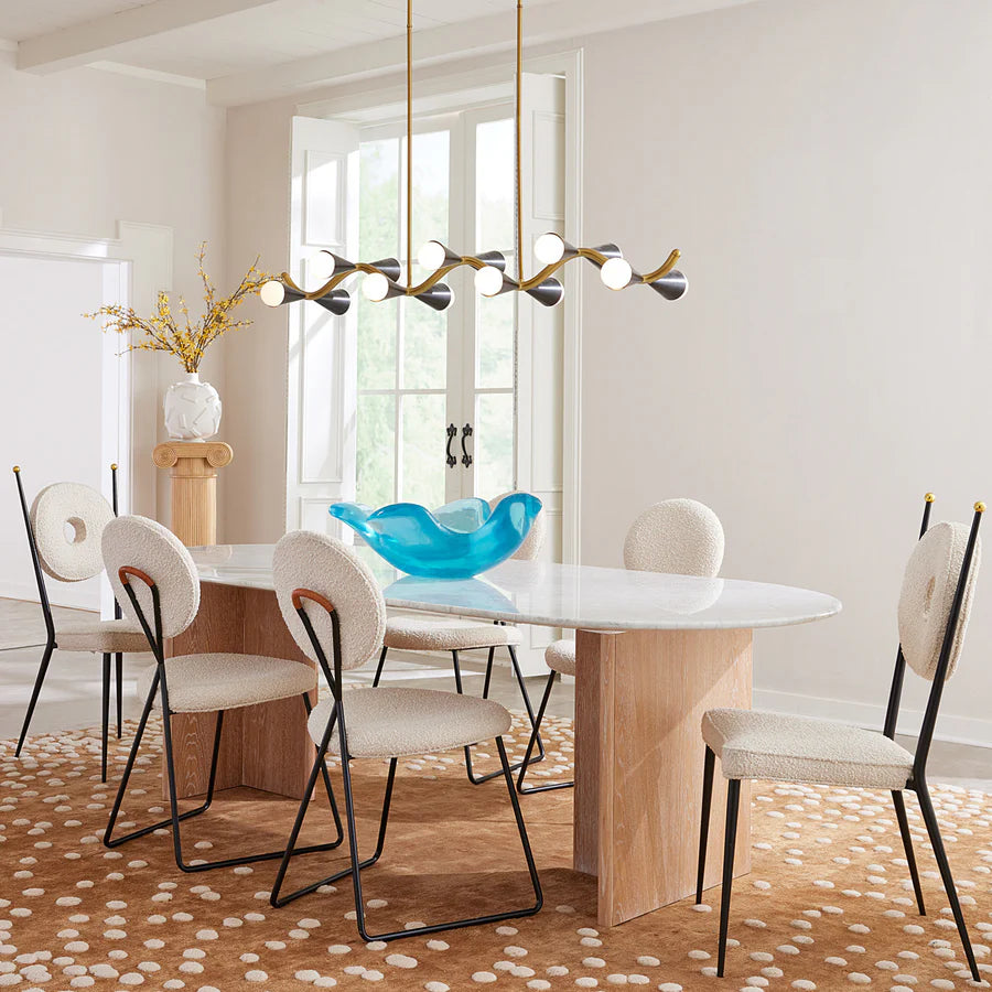Caracas Wave Chandelier - Black & White Design Maven 2