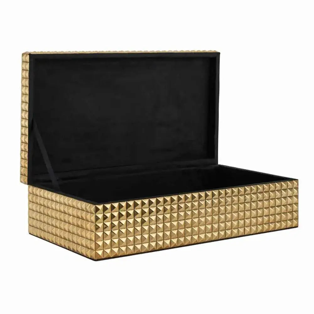 Richmond Interiors Blaze Jewellery Box in Gold