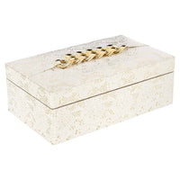 Richmond Interiors Noell Storage Box in White