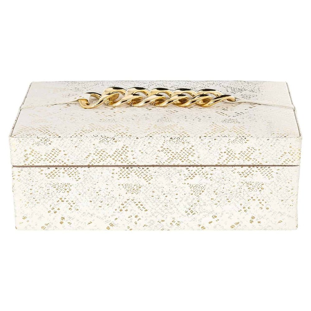 Richmond Interiors Noell Storage Box in White