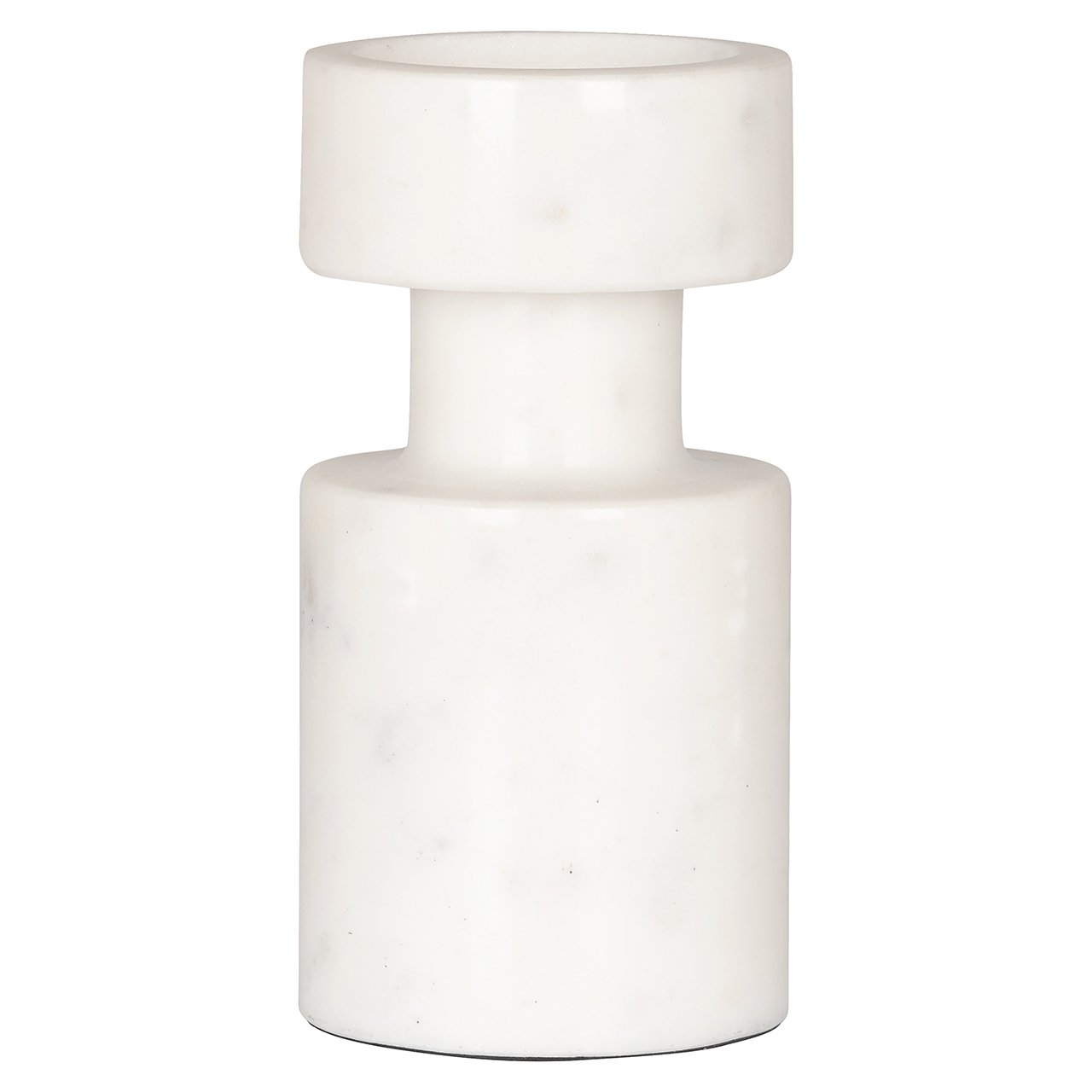 Richmond Interiors Melle White Candle Holder - Small