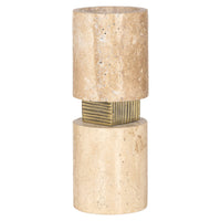 Richmond Interiors Boaz Beige Candle Holder - Large