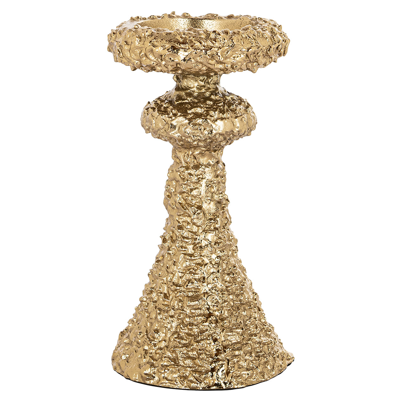 Richmond Interiors July Gold Candle Holder - Small