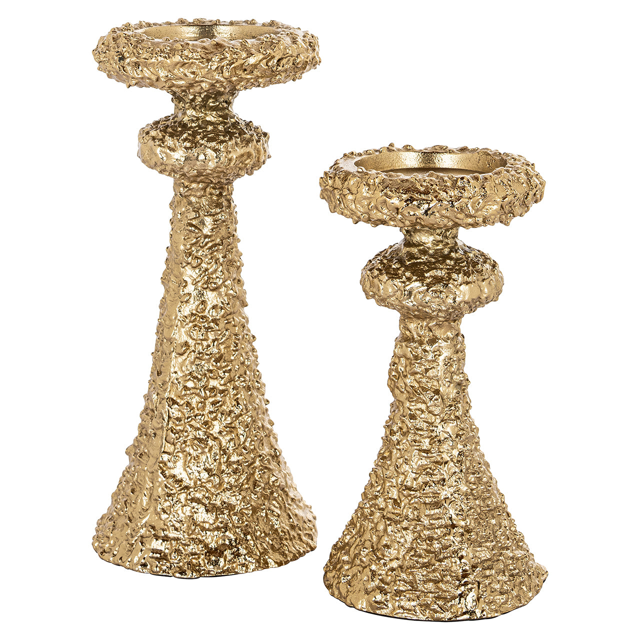 Richmond Interiors July Gold Candle Holder - Small