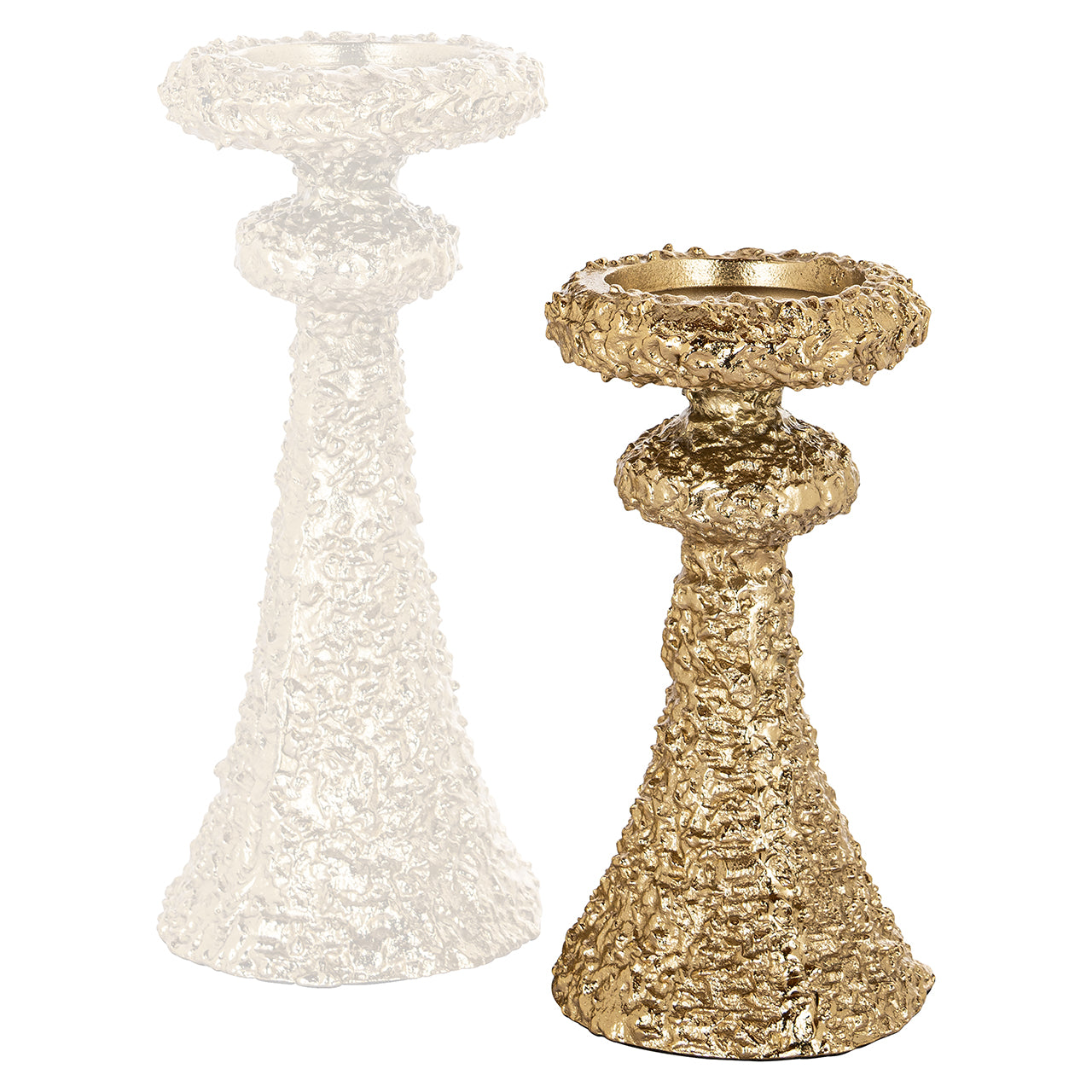 Richmond Interiors July Gold Candle Holder - Small