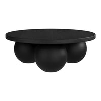 O&Co Lourdes Coffee Table in Matte Black