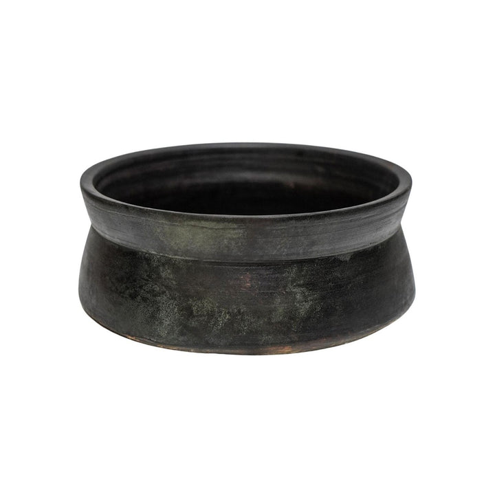 Kew Handthrown Bowl - Old Bronze Ivyline 1