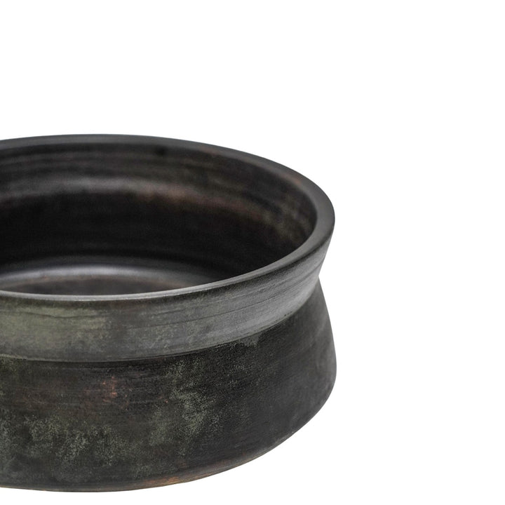 Kew Handthrown Bowl - Old Bronze Ivyline 5