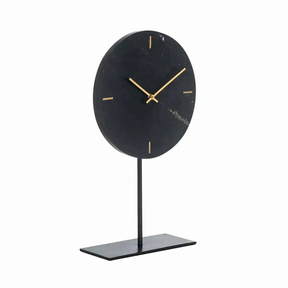 Richmond Interiors Brett Clock in Standard Black