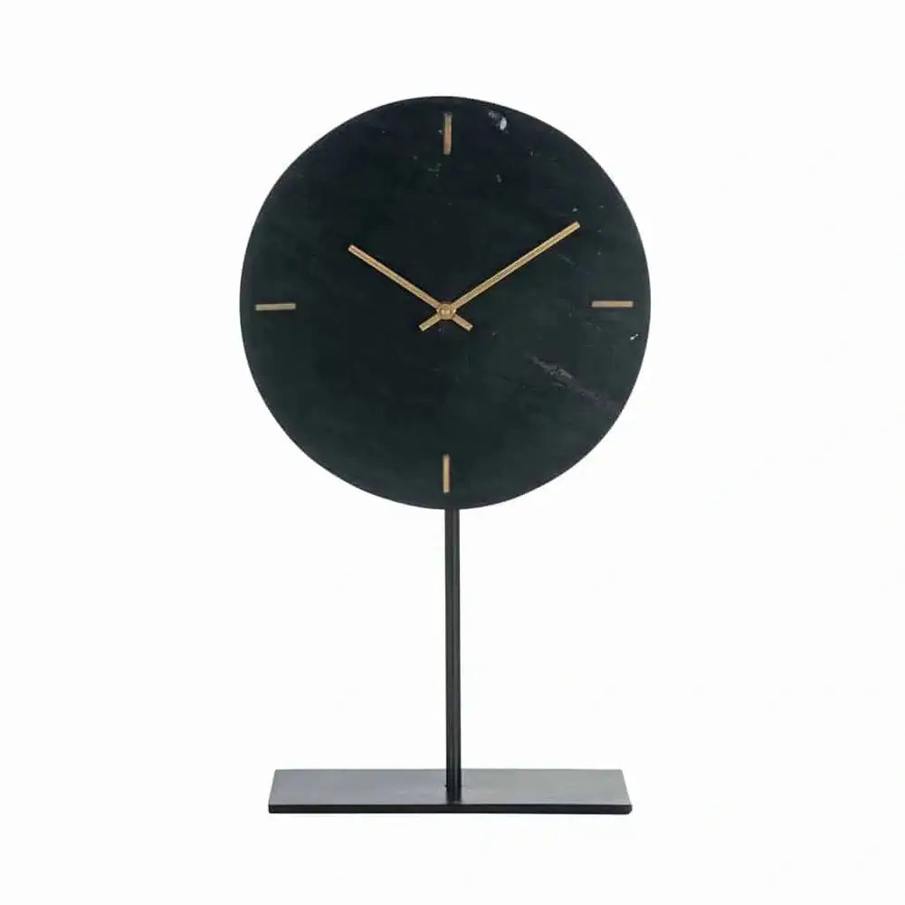 Richmond Interiors Brett Clock in Standard Black