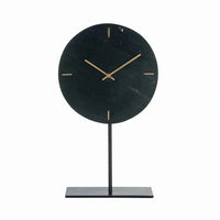 Richmond Interiors Brett Clock in Standard Black