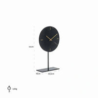 Richmond Interiors Brett Clock in Standard Black