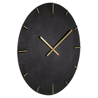 Richmond Interiors Bilal Clock Bilal in Black & Gold