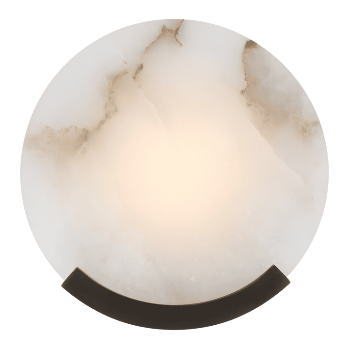 Melange Sconce - Bronze with Alabaster Visual Comfort 1